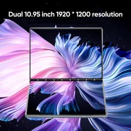 Topton 2 Screen Laptop Intel i3 1215U N100 Dual 10.95inch IPS Touch Screen Windows 11 Office Computer Tablet PC Notebook WiFi6