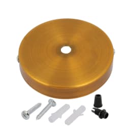 DIY Metal Ceiling Rose For Pendant Lighting Fixture D100 Vintage Ceiling Canopy Plate For Chandelier