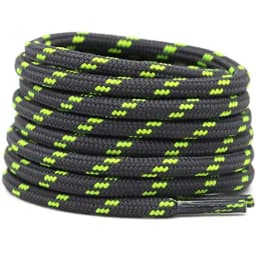2 Pairs Heavy Duty Work Boots Shoelaces 4.5mm Diameter Round German Training Hiking Shoe Laces for Men And Women