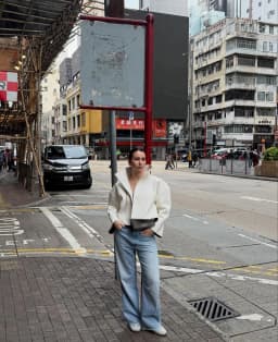 Women Retro Cropped Pu Leather Jacket High Stand Collar Open Front Loose Oversized Long Sleeve Outerwear Street Short Outerwear