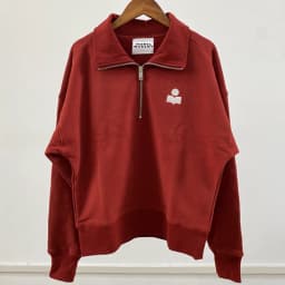 New style jacket for niche women, plush semi high neck zipper, loose fleece, pure cotton sweater
