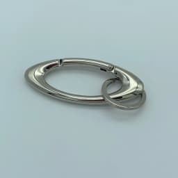 1pcs Oval Shaped Metal Carabiner Keychain Multifunctional Mountaineering Car Key Ring Outdoor Backpack Waist Hanging Decor DIY