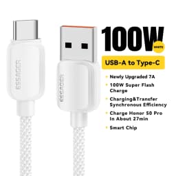 Essager 7A 100W USB Type C Cable For Huawei Honor 88W PD Fast Charging Charger USB A Data Cord Cable For Xiaomi Oneplus Samsung