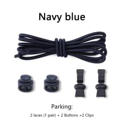 1Pair Elastic Laces Sneakers Shoe Laces Without Tying Unisex Quick Shoelace Round Rubber Bands Lazy Shoelaces Sport Shoestrings