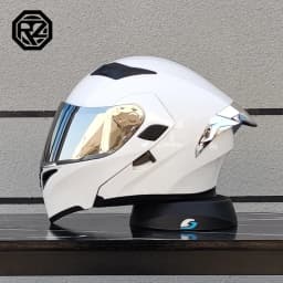 ORZ Motorcycle Helmet High Quality Dual Lens Modular Flipped Helmet Full Face Neutral Motorcycle Travel Helmet Off Road Helmet