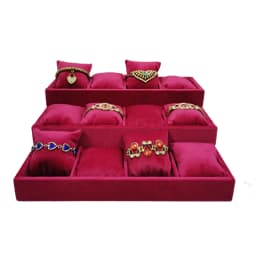 4/8/12 Grids Watch Display Stand Bracelet Holder Organizer Watches Storage Jewelry Pillow Holder Jewelry Display Tray