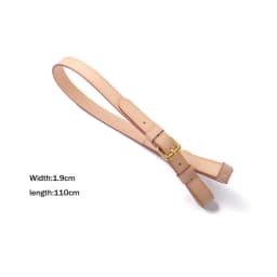Vachetta Genuine Leather Bag Strap Adjustable Shoulder Bags Crossbody Messenger Handbag Handle Belts DIY Replacement Accessories