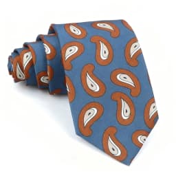 Classic Men's Imitation Silk High Quality Ties Soft Novel Navy Blue Wine Red Paisley Neckties Business Wedding Accessories Gifts