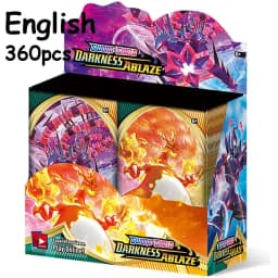 NEW 360PCS Card White Flare Black Bolt Prismatic SPARKS Scarlet Violet 151 English Booster Battle Transaction Gift