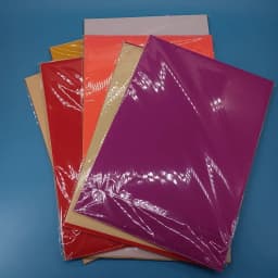 A4 Adhesive Printing Paper, Mixed Color Packaging Sticker Size 21x29.7cm Color Sticker 10 Sheets / Pack