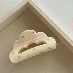 Korean Style Lattice Hair Crab Clip Triangle Square Acrylic Bow Hair Claw Ponytail Clip Hair Accessories Geometry Shark Clip