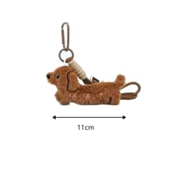 Multi-use Sweet Little Dog Charm - Backpack & Rearview Mirror Accessory, Cute Lipstick Dog Decoration for School Shopping