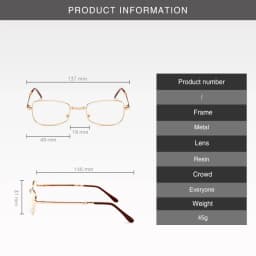 Multifocal Folding Reading Glasses Anti-blue Light Men Women Metal HD Lenses Eyewear Far Near Sihgt Eyeglasses With Leather Box