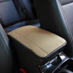 1 PU Comfortable Embossed Waterproof Anti-fouling Car Armrest Cushion Central Control Cushion Automotive Supplies