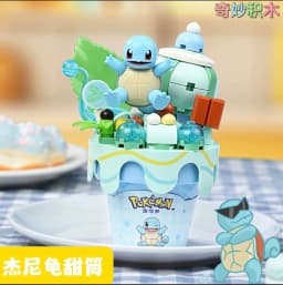 Keeppley Pokémon Series Building Blocks Bulbasaur Blastoise Venusaur Charmander Assembled Model Toys Ornaments Gifts