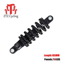 KS-260 Spring Shock Absorber Rear Shocks 125/150/165/190mm 350/550/650/850/1500LBS for Downhill CX MTB Electric Scooter Bicycle