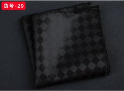 23CM Mens Woven Polyester Pocket Square Embroidered Jacquard Hanky Scarf Best Man Korean Formal Wedding Bridegroom Handkerchief