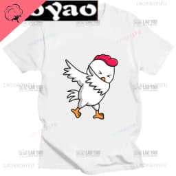 ME SUDA LA POLLA Cute Chicken Cartoon Print Tshirt Men Women Casual Cotton Unisex Sports Top T Shirt Streetwear Creativity Shirt