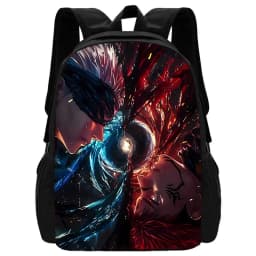 Anime J-JujutsuS K-KaisenS Child School Backpack with Lunch Bags ,Pencil Bags ,School Bags for Boys Girls Best Gift