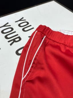 [YOZOU] Red Silk Satin Aesthetic Wide Pants Split Dance Elastic Waist Trousers Bottoms Slacks Korean Streetwear Rave Outfits