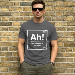 Project Hail Mary T-Shirt Summer AH! Element of Surprise Hippie T-Shirts Mens Pure Cotton O Neck Oversize Tees Short Sleeve