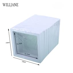 3D Floating PE Film Jewelry Display Frame Stand Holder Box 10/Unit Portable Brooch Coin Medal Suspension Storage Collection Case