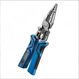 Wire Stripping Pliers with Digital Display Multifunctional Voltage Tester Electrician Pliers for Cables Cutting/Peeling/Crimping