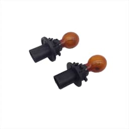 2PCS Original PH24WY Amber Halogen 12V Amber Lamp For Audi A4 A5 Q5 S4 Cadillac CTS VW SKODA GMC Lincoln Turn Signal Lights 12V