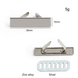 50/100PCS Rectangle Customized Metal Plate With Logo Tags For Sewing Bag Clothes Puppet Doll Handbag Purse Personal Brand Label