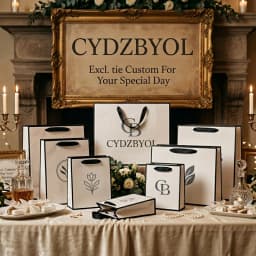 CYDZBYOL 10 Pcs Custom Logo Packaging For Small Businesses Valentines Day Gift Luxury Bag Wedding Birthday Packge Bag Custom