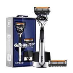 Gillette Fusion 5 ProGlide Razor with Mangetic Stand Premium Edition Flex Ball Tech 5 Layers Ultra Thin Blades Shaving Machine