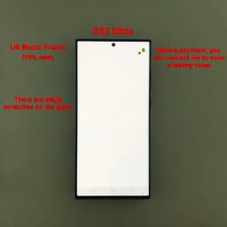 100% Testing for Samsung Galaxy S23 Ultra LCD S918E S918B/DS Display Touch Screen Digitizer Replacement with Defective Screen