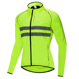 WOSAWE Wind Jacket Lightweight Cycling Windbreaker Windproof Bike Jacket Water Resistant Long Sleeve Jersey Wind Coat Vest