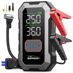 Car Jump Starter with Air Compressor 26800mAh Portable Booster Charger Powerful Car Battery Starting Device