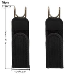 2026 Unisex 1 Pair Adjustable Buckleless Belt Elastic Men Waist Belts With Metal Hook Invisible Closure For Outdoor Work Gear