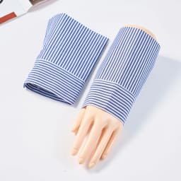 Fashion simple striped plaid collar with sleeves three-piece set inner sweater T-shirt fake collar unisex