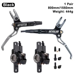 Bicycle Hydraulic Disc Brake 2 Piston MTB Brake Caliper IIIPRO E2 Mountain Bike Brake Oil Pressure 800/1550mm Front Rear Brake