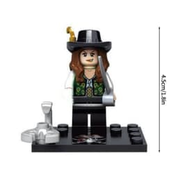 Mini Blocks Navy Pirates Anime Figures Mini Bricks Toys Captain Jack Sparrow Caribbean Figure Blocks Children Assembly Toys