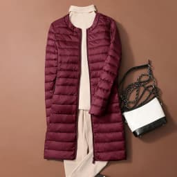 Lightweight Puffer Jaet Women's Mid-Length Autumn Winter New round Ne Long Korean Sle Coat No Collar Inner Trendy