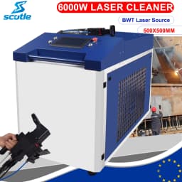 6000W Cleaning Machine Fiber Laser Industrial Rust Removal Cleaning Oil Paint for Metal Cleaner 1500W Water Cooling Cleaner