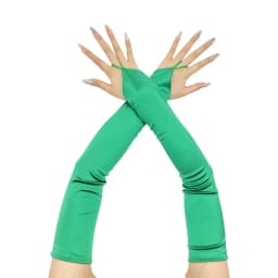 Long Gloves for Women Dancing Elastic Fingerless Gloves Satins Dropship