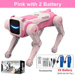 RC Mechanical Dog Intelligent AI RC Robot Dog Voice Command Programmable Singing Dancing Electronic Stunt Bionic Smart Robot Dog