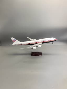 New 47cm Large Scale American Air Force One B747 Airplane Model Kit with Stand for Adult Aviation Souvenir Gift or Plane Toy
