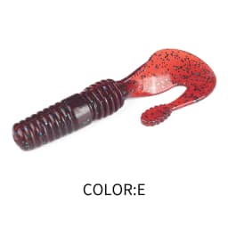 Supercontinent Soft Lure Grub Worm Power Tail 7cm Grub Screw Thread Wobbler Swimbait For Bass Trout