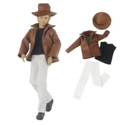 1 Set Doll Clothes Leather Clothing Outfit for 12 Inch Ken Doll Many Style for Choice 05