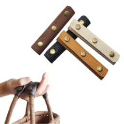 Soft Leather Suitcase Grip Protective Luggage Bag Handle Wrap Anti-stroke Stroller Shoulder Strap Pad Grip Cover Bag Accessorise
