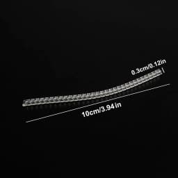 10cm Ring Size Reducer Tools Spiral Spring Based Rings Adjust Invisible Transparent Tightener Resizing Tool Jewelry Guard