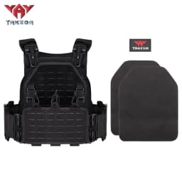 YAKEDA New Combat Vest 6094 Quick Release Lightweight Laser Cut Tactical Vest Black Gear Carry Hunting Tactical Vests