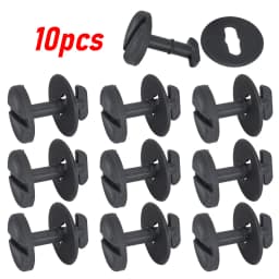 10Pcs Floor Carpet Mat Clips Twist Lock With Washers For BMW E32 E34 E36 E46 3 Series E38 E39 5 7 Series Auto Replace Fasteners