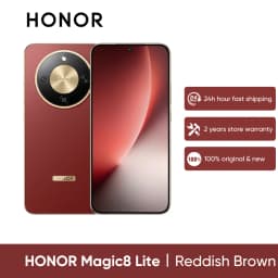 HONOR Magic 8 Lite EU Version Snapdragon 6 Gen 4 IP69K 2.5m Drop-Resistant Dust-Resistant 7500mAh 66W Supercharge 108MP OIS AI Camera eSIM 6.79” 120Hz AMOLED